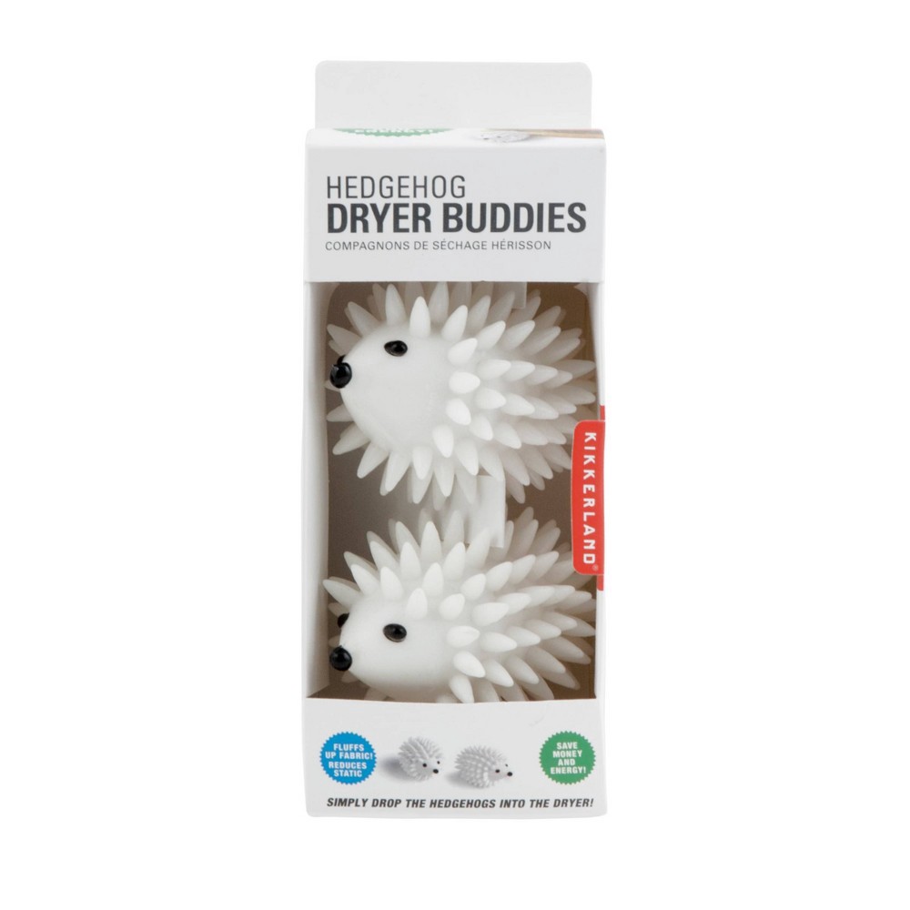 slide 2 of 5, Kikkerland Hedgehog Dryer Buddies Fragrance Free White, 1 ct