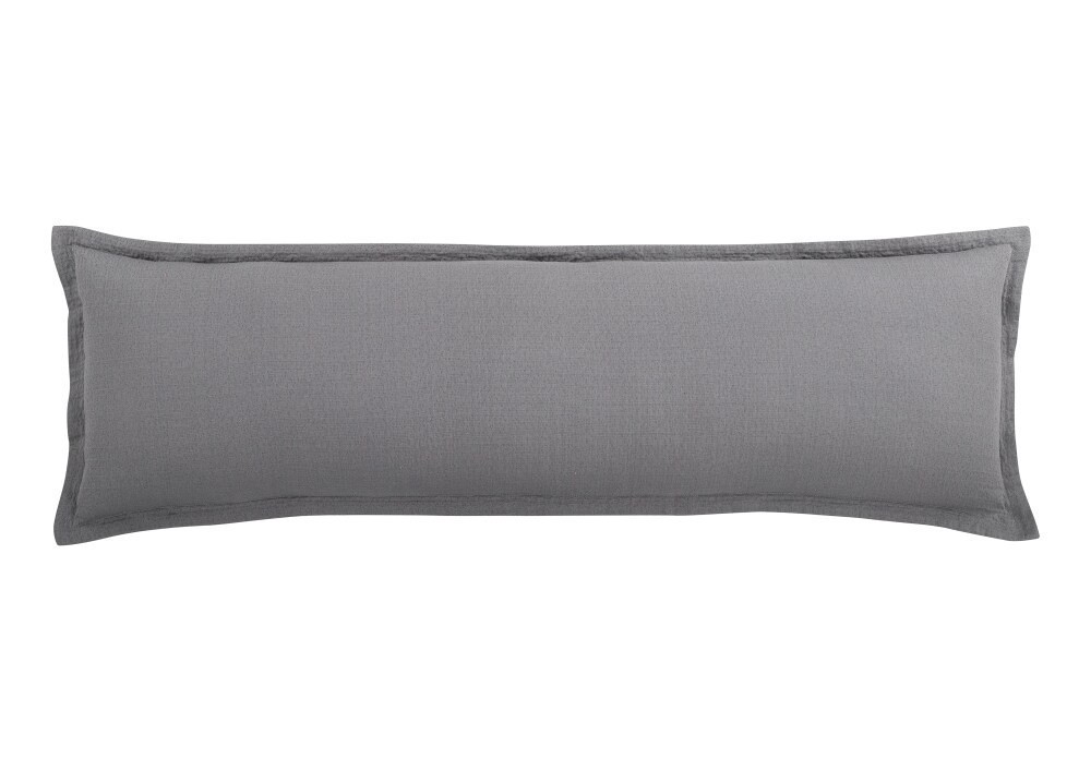 slide 1 of 1, Modavari Home Fashions Decor Pillow Grey, 14 x 48 decor pillow