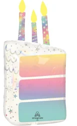 Pearlized Birthday Shape Balloon