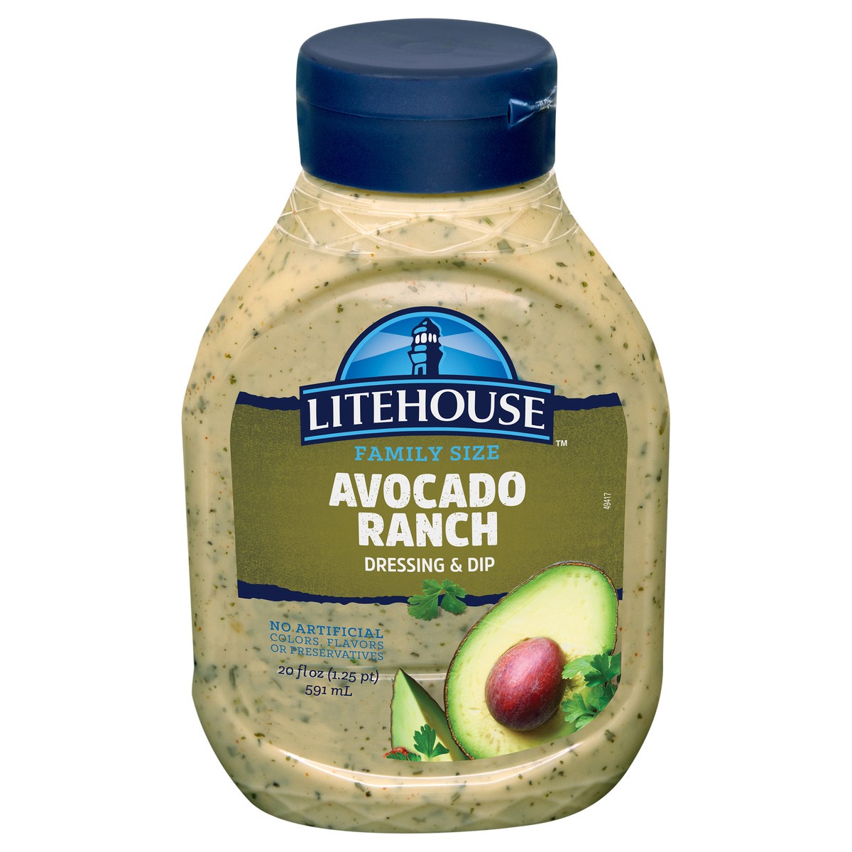 slide 6 of 10, Litehouse Family Size Avocado Ranch Dressing & Dip 20 fl. oz. Bottle, 20 fl oz