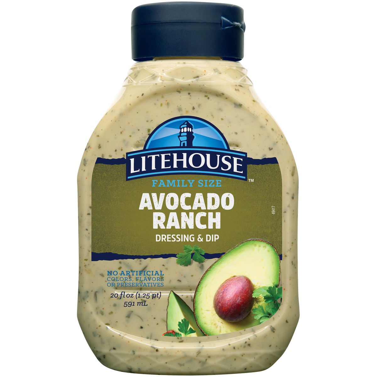 slide 7 of 10, Litehouse Family Size Avocado Ranch Dressing & Dip 20 fl. oz. Bottle, 20 fl oz