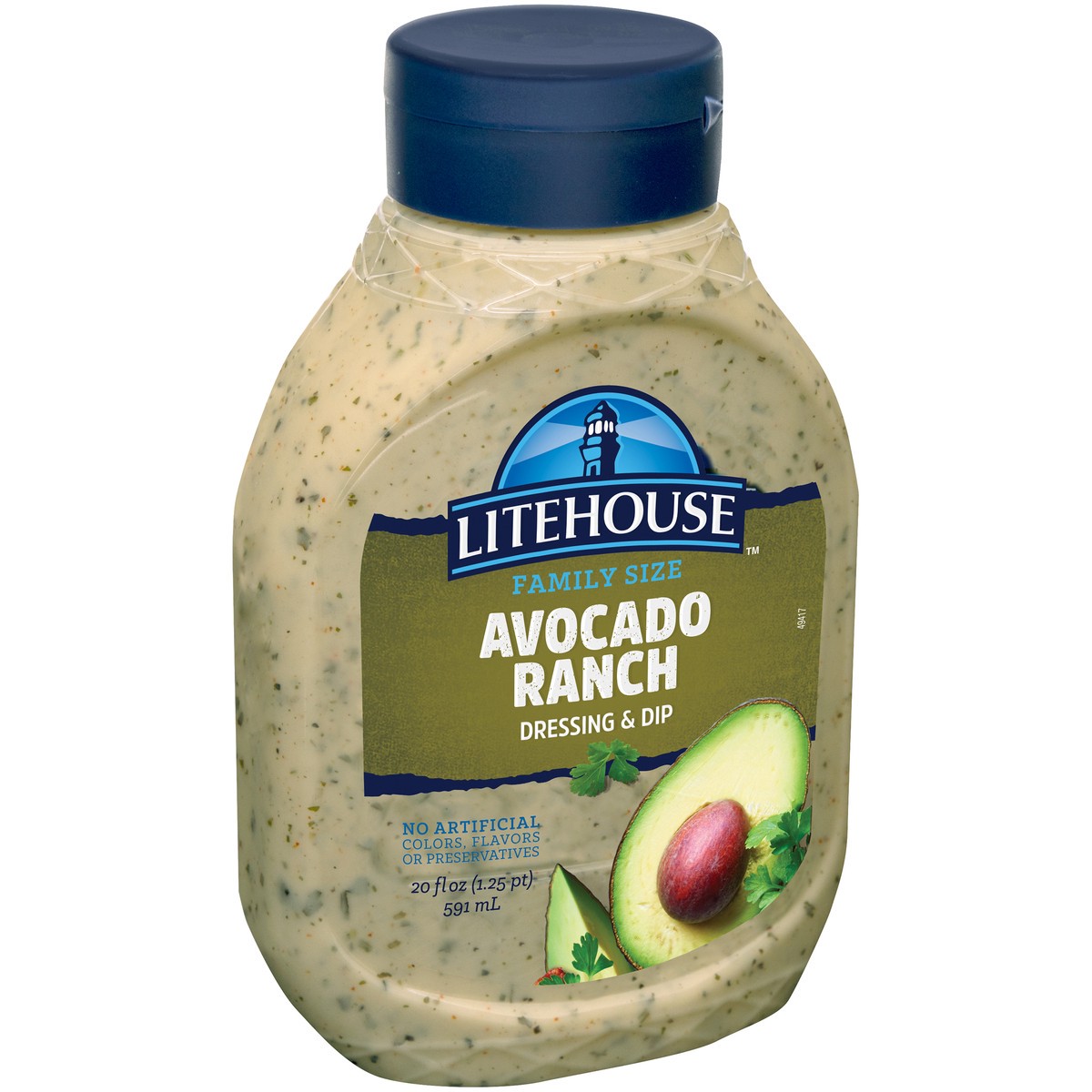 slide 8 of 10, Litehouse Family Size Avocado Ranch Dressing & Dip 20 fl. oz. Bottle, 20 fl oz