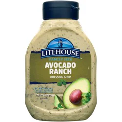 Litehouse Family Size Avocado Ranch Dressing & Dip 20 fl. oz. Bottle