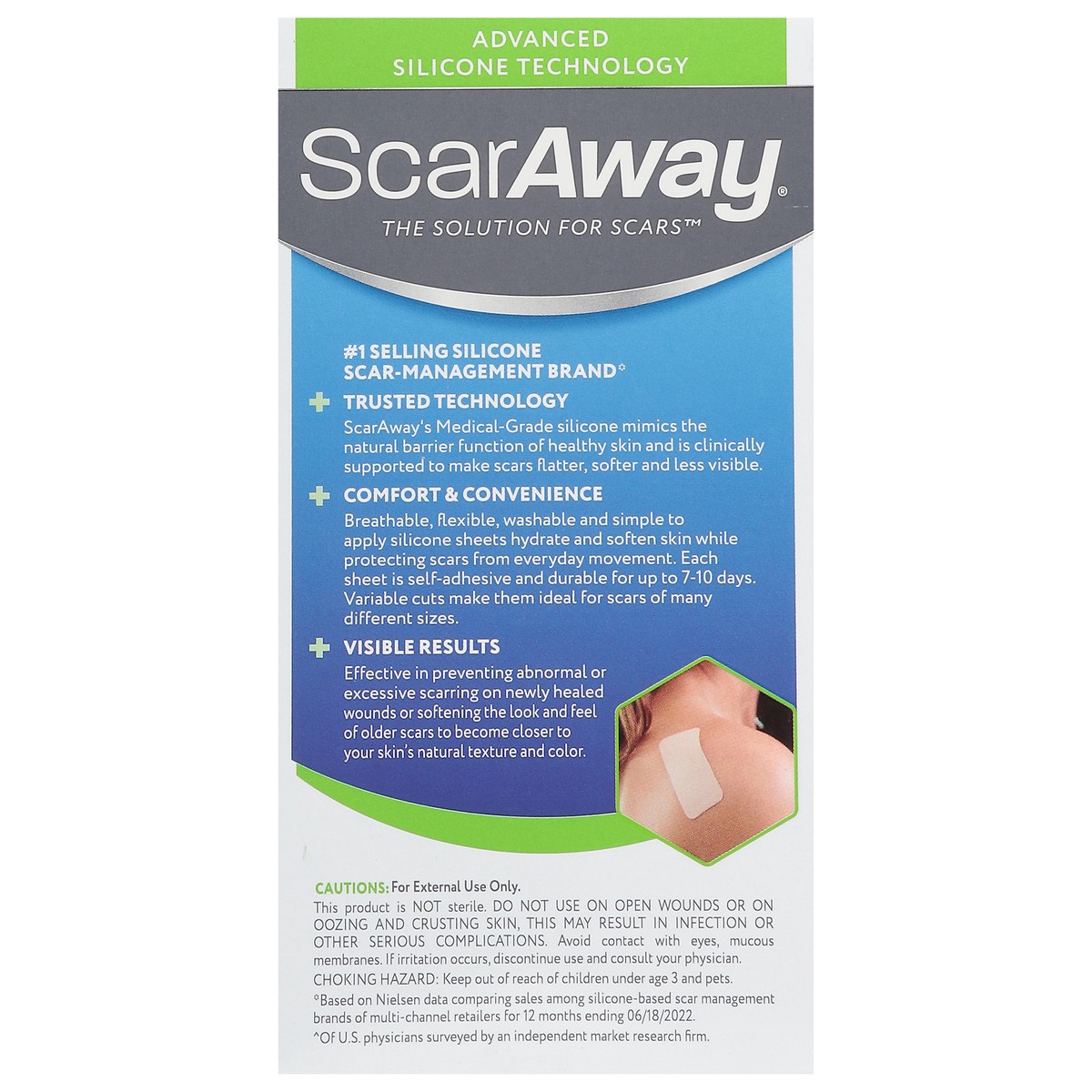 slide 11 of 11, ScarAway Sil Sheets Family Pack 6ct, 8 ct