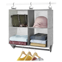 slide 21 of 21, Whitmor 4-Section Closet Organizer 1 ea, 1 ct