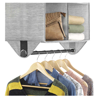 slide 14 of 21, Whitmor 4-Section Closet Organizer 1 ea, 1 ct