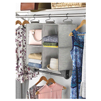 slide 9 of 21, Whitmor 4-Section Closet Organizer 1 ea, 1 ct
