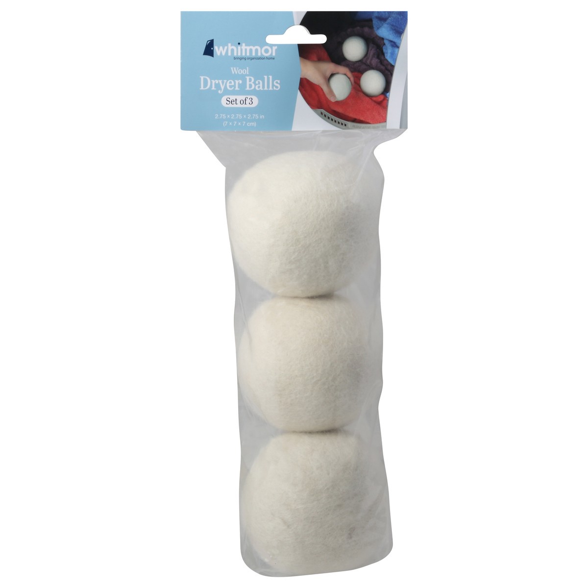 slide 1 of 10, Whitmor Wool Dryer Balls, 3 ct