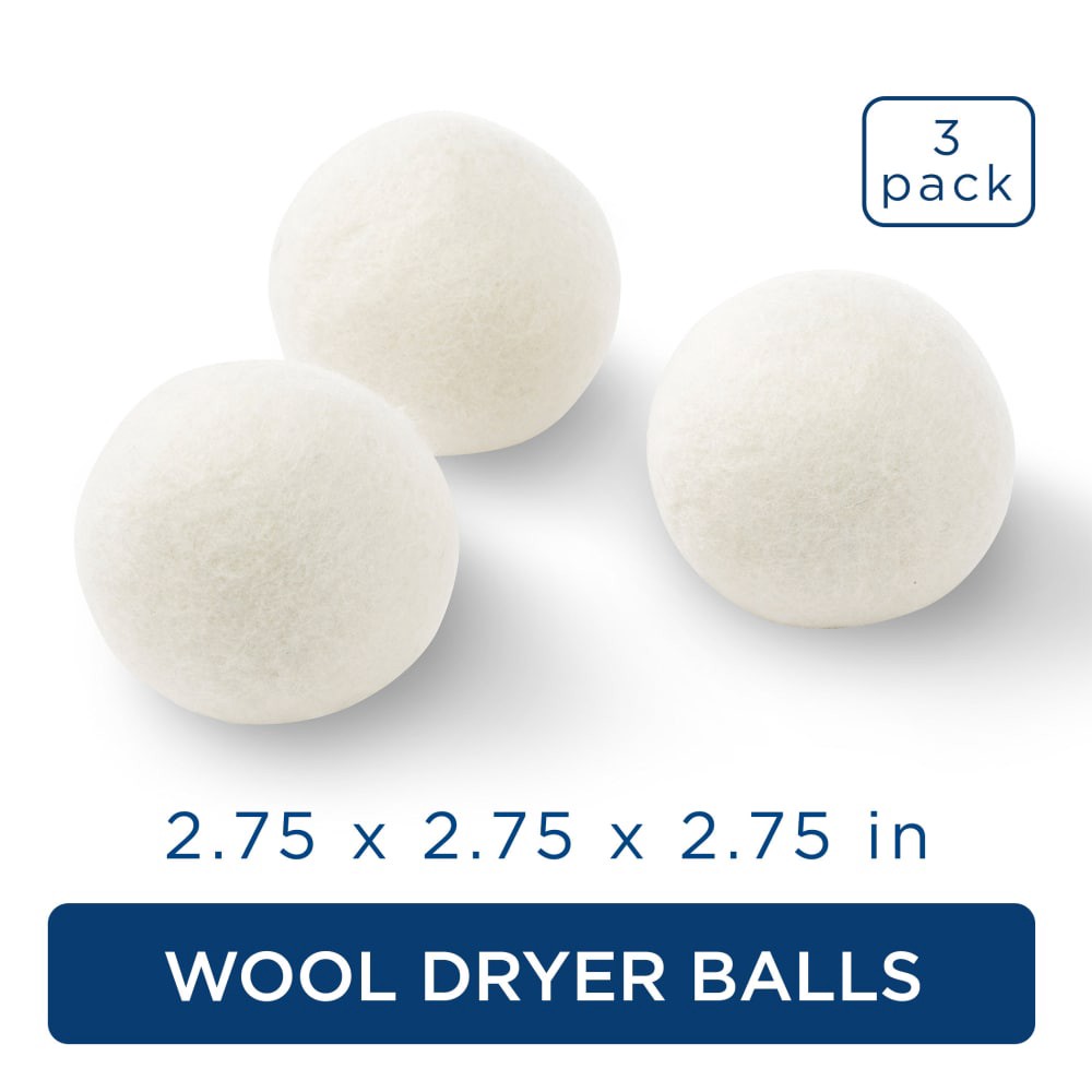 slide 1 of 2, Whitmor Wool Dryer Balls, 3 ct