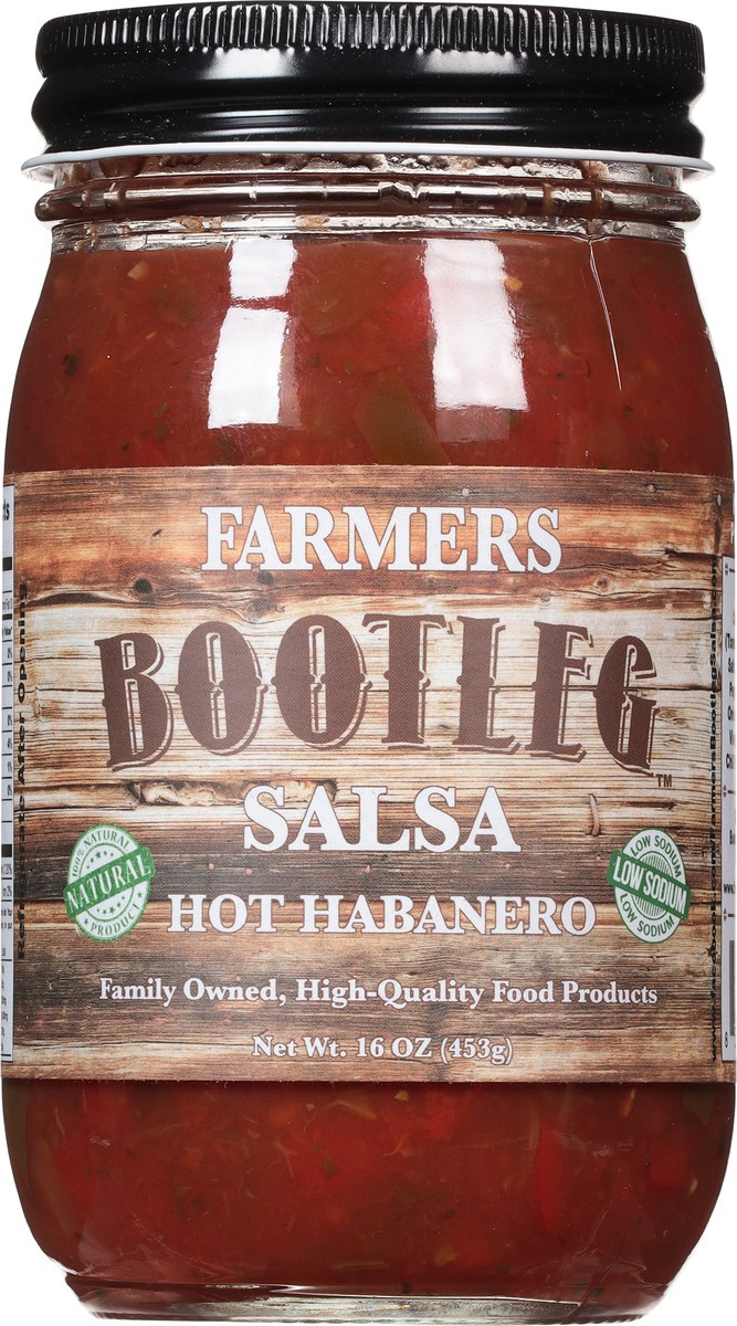 slide 6 of 11, Farmer's Bootleg Hot Habanero Salsa - 16 oz, 16 oz