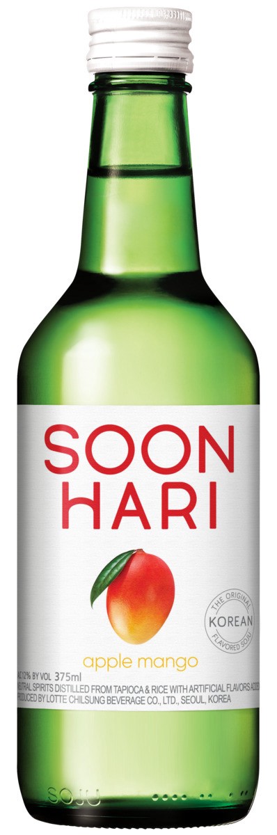 slide 1 of 1, Soonhari Korean Soju Apple Mango - 375 ml, 375 ml