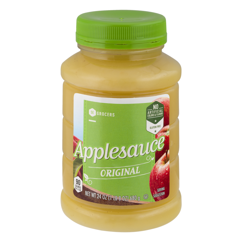 slide 1 of 1, SE Grocers Applesauce Org Sweet, 24 oz