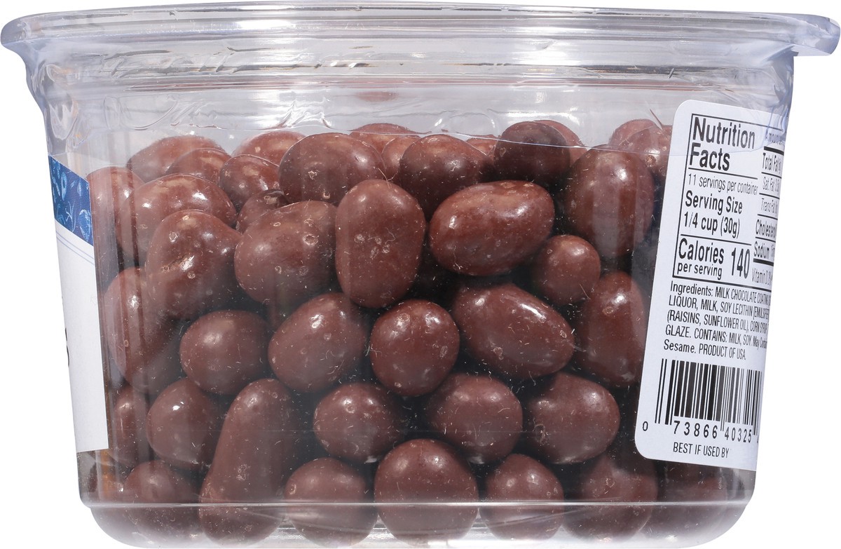 slide 9 of 12, Kn Raisins Milk Chocolate - 12 OZ, 12 oz