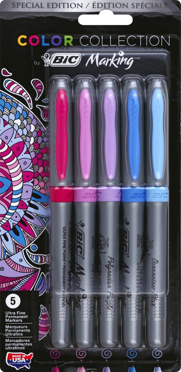 slide 2 of 2, Bic Calm Marking Color Collect, 5 ct