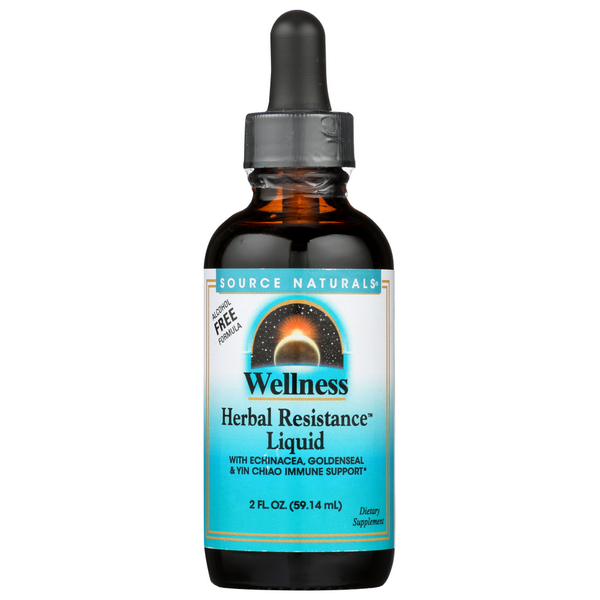 slide 1 of 1, Source Naturals Wellness Herbal Resistance Liquid, 1 ct