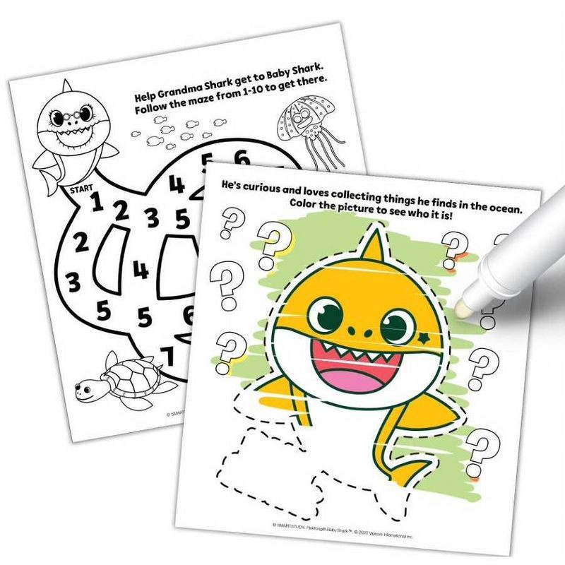 slide 3 of 3, Bendon Baby Shark Imagine Ink Magic Ink Book, 1 ct