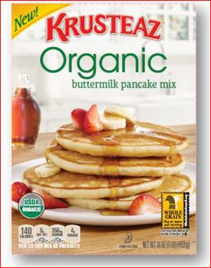 slide 1 of 1, Krusteaz Organic Buttermilk Pancake Mix, 16 oz
