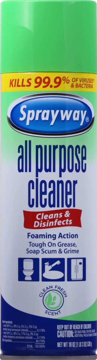 slide 1 of 9, Sprayway Clean Fresh Scent All Purpose Cleaner 19 oz, 19 oz