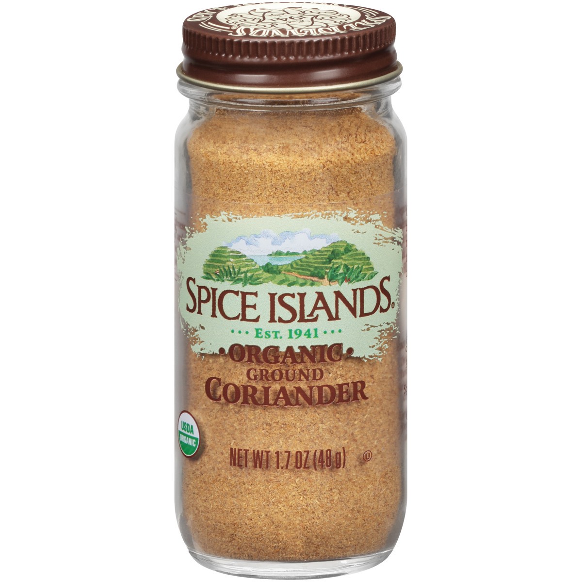 slide 1 of 10, Spice Islands Organic Ground Coriander 1.7 oz. Jar, 1.7 oz