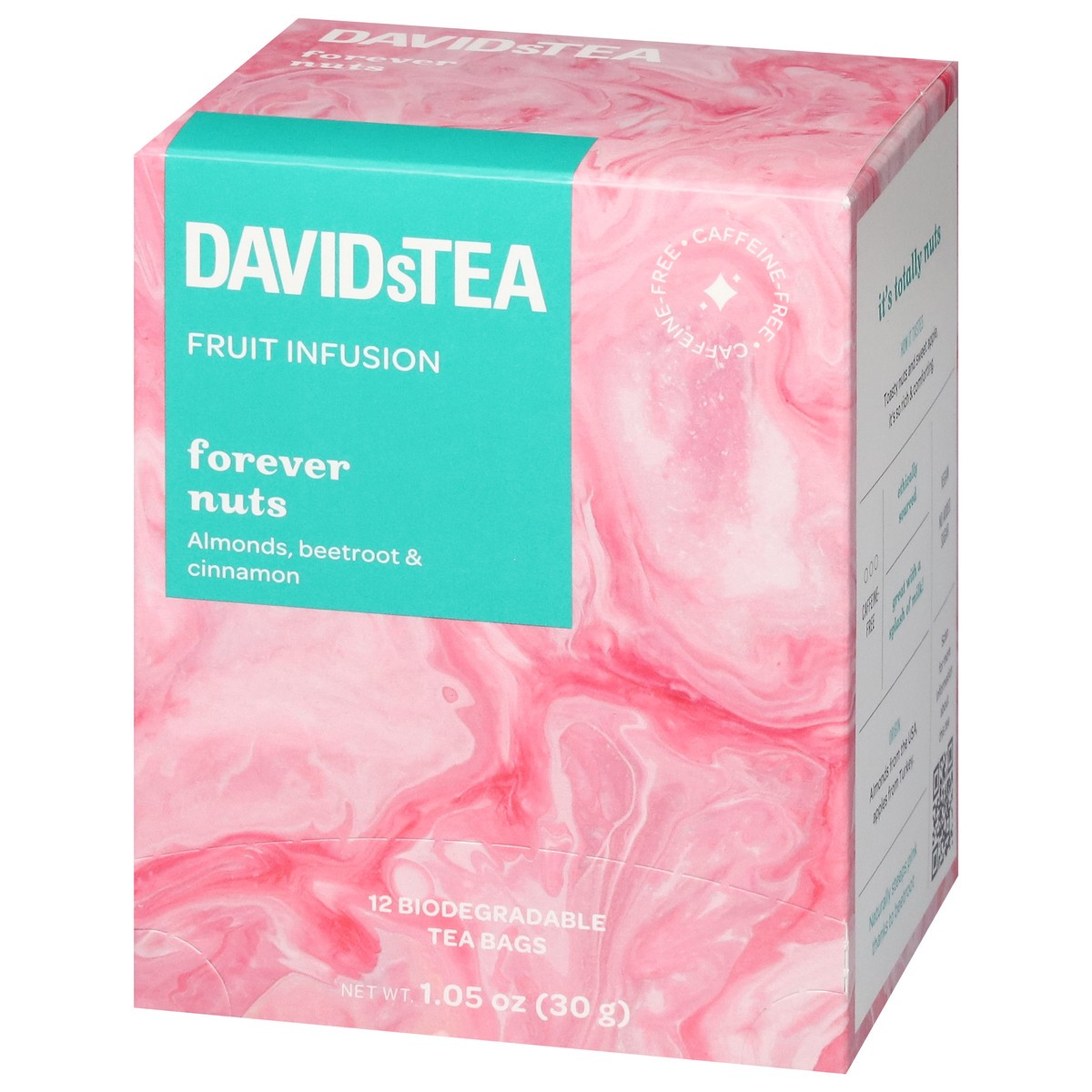 slide 11 of 13, DavidsTea Forever Nuts Fruit Infusion 12 Tea Bags- 12 ct, 12 ct
