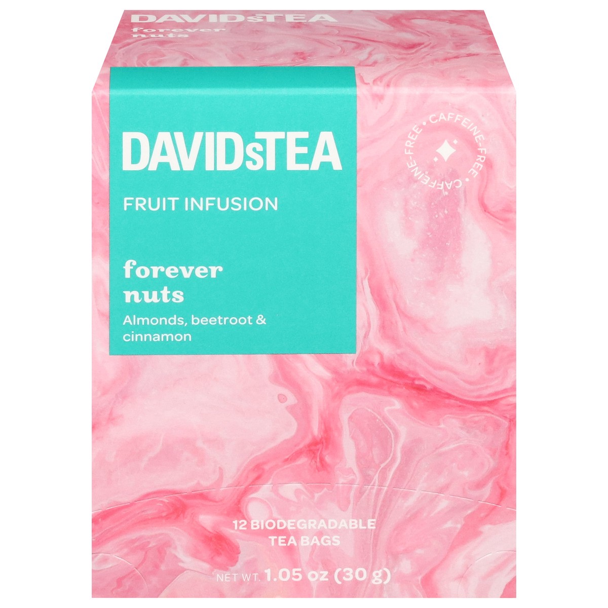 slide 13 of 13, DavidsTea Forever Nuts Fruit Infusion 12 Tea Bags- 12 ct, 12 ct