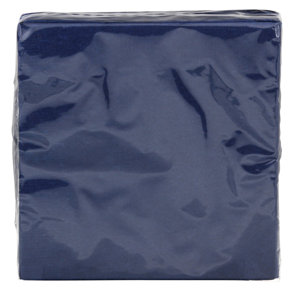 slide 1 of 1, Sensations Navy Blue Beverage Napkins, 40 ct