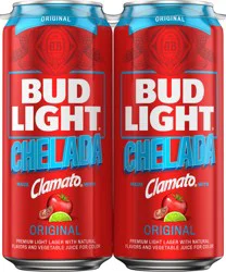 Bud Light Chelada Chelada Original Premium Light Lager Beer 4 ea