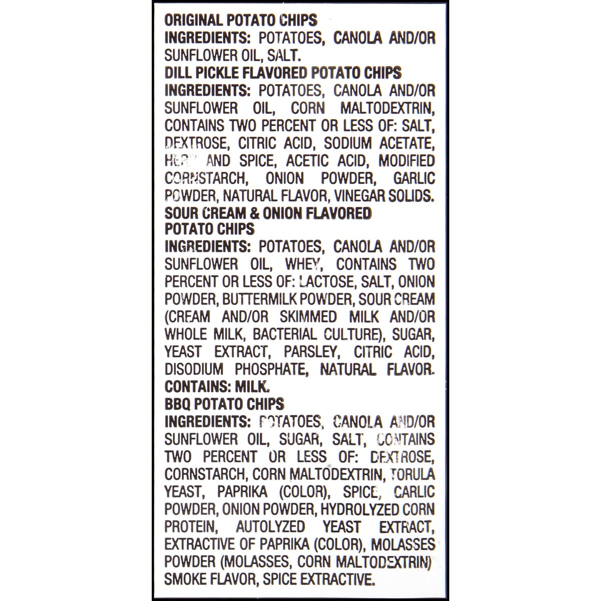 slide 4 of 9, Old Dutch Potato Chips Variety Pack 18Ct, 18 oz