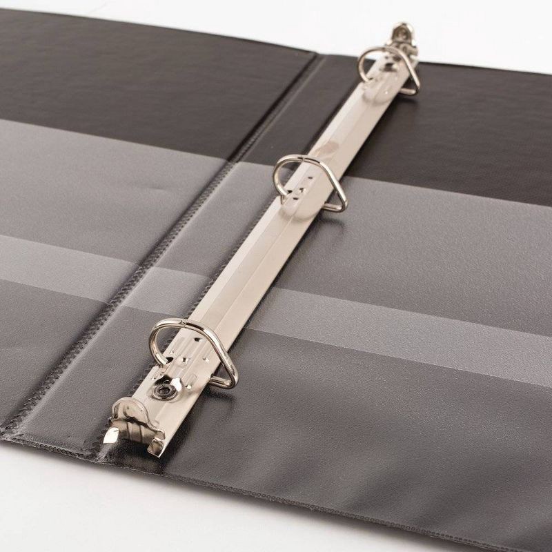 slide 6 of 7, 0.5" Ring Binder Clear View Black - up&up™: Half Inch, 120 Sheet Capacity, 4 Pockets, Hard Cover, 1 ct