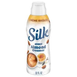 Silk Crème Brûlée Almond Creamer - 32 fl oz (1qt) Bottle