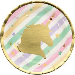 Creative Converting Unicorn Sparkle Lunch Plates