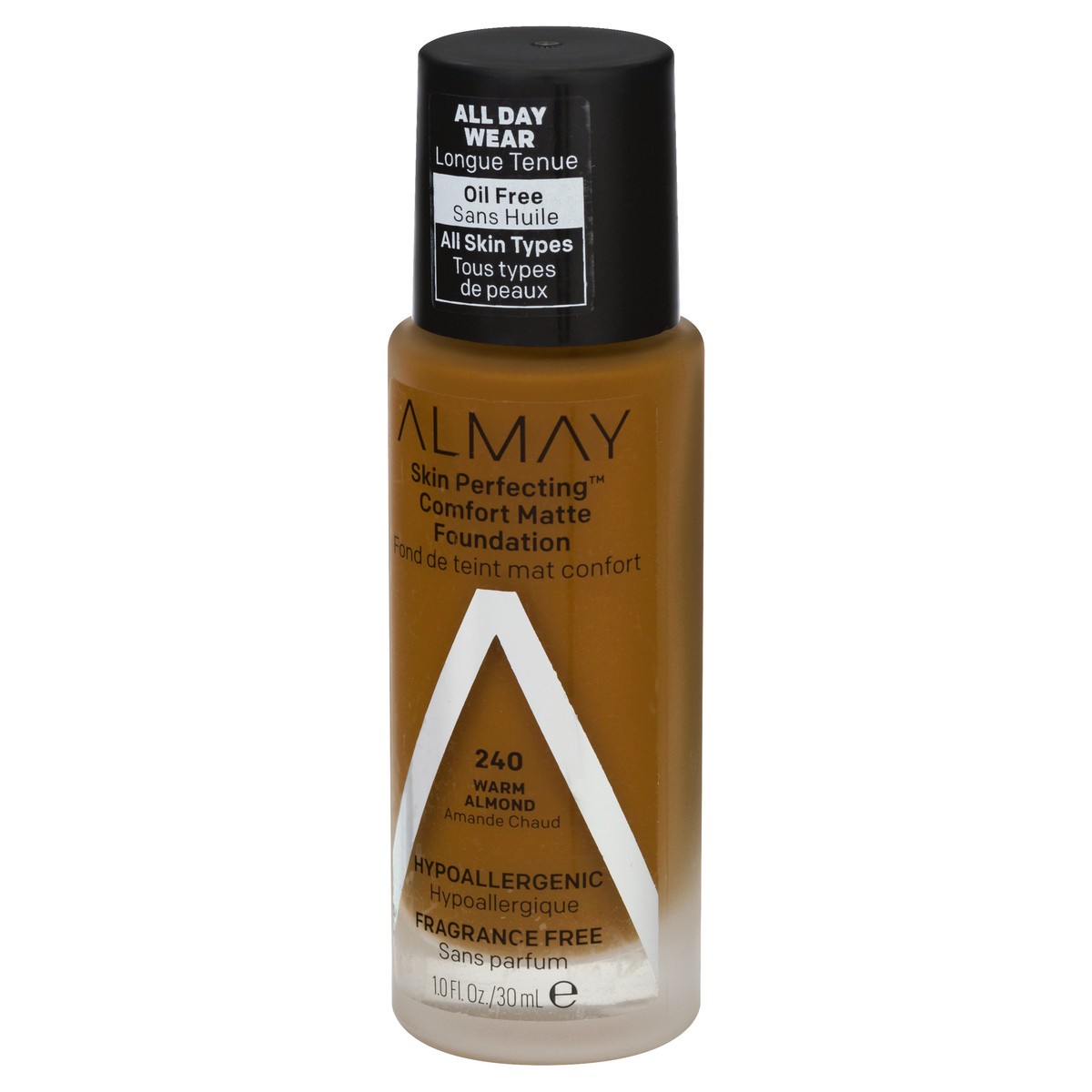 slide 3 of 9, Almay Skin Perfecting Comfort Matte Foundation, Warm Almond, 1 oz