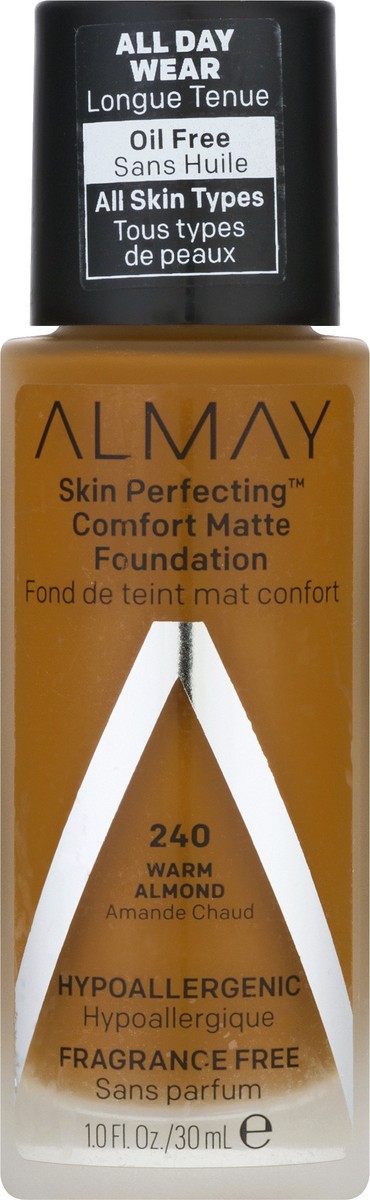 slide 6 of 9, Almay Skin Perfecting Comfort Matte Foundation, Warm Almond, 1 oz