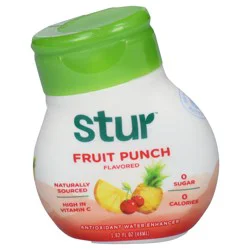 Stur Antioxidant Fruit Punch Flavored Water Enhancer - 1.42 oz