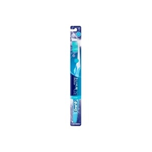 slide 1 of 1, Oral-B 3D White Vivid Manual Toothbrush, 40 Soft, 1 ct