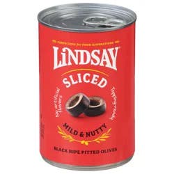 Lindsay Sliced Black Ripe Pitted Olives 6.5 oz