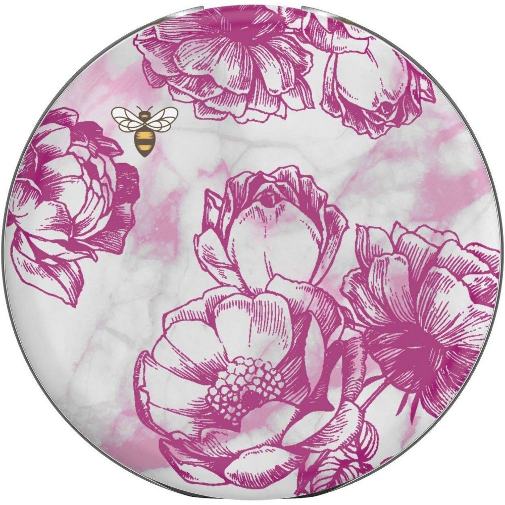 slide 4 of 8, PopSockets PopGrip Lips Cell Phone Grip & Stand - Burt's Bees Pink Peony, 1 ct