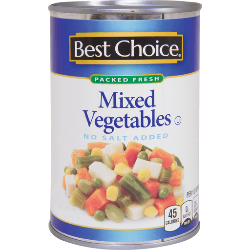 slide 1 of 1, Best Choice No Salt Mixed Vegetables, 15 oz