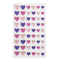 slide 3 of 5, Creativity Street Peel and Stick Gemstone Stickers, Hearts, Assorted Sizes, 54 ct