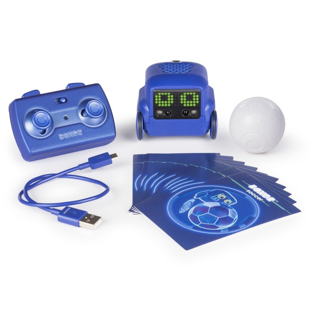 slide 2 of 8, Boxer - Interactive A.I. Robot Toy (Blue) with Personality and Emotions, for Ages 6 and Up, 1 ct