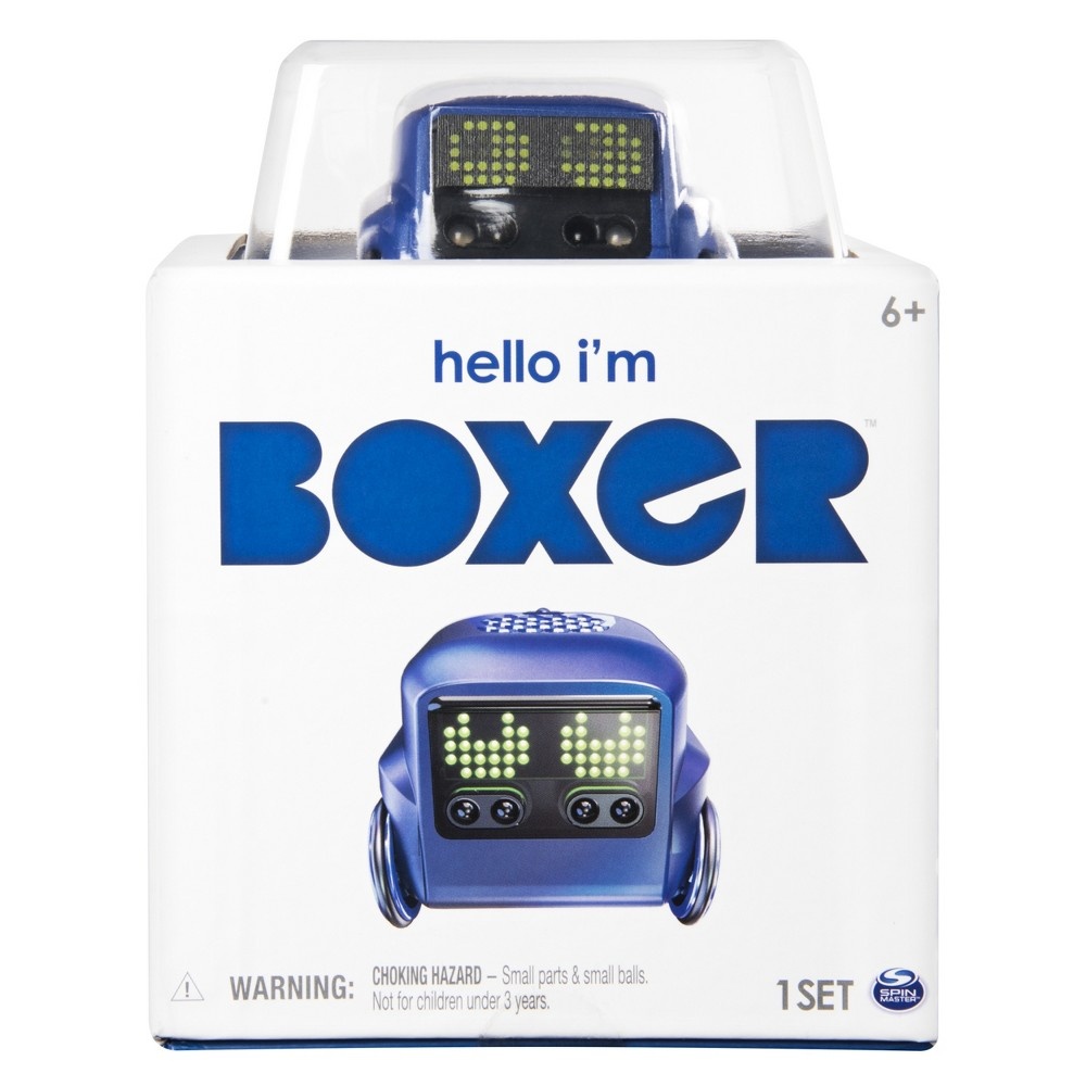 slide 7 of 8, Boxer - Interactive A.I. Robot Toy (Blue) with Personality and Emotions, for Ages 6 and Up, 1 ct