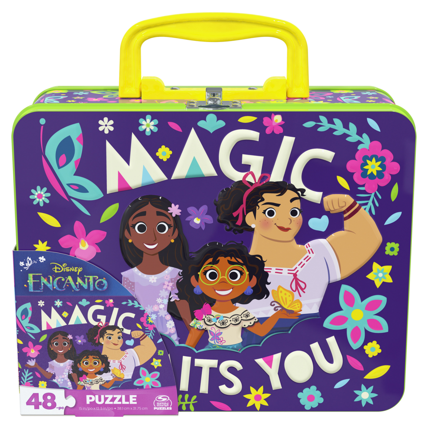 slide 6 of 6, Gabbys Dollhouse, 48-Piece Jigsaw Puzzle Cartoon Artwork Netflix Original Show in Tin Lunch Box with Handle, for Kids Ages 4+, 1 ct