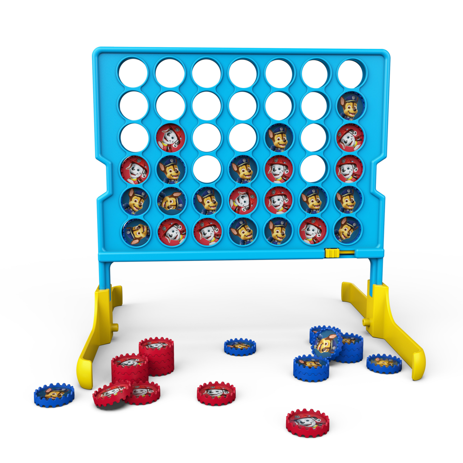 slide 5 of 5, PAW Patrol, Four in Row Game for Kids Board Game for Family Game Night Cool Things Fun Games PAW Patrol Toys, for Kids Ages 4 and up, 1 ct