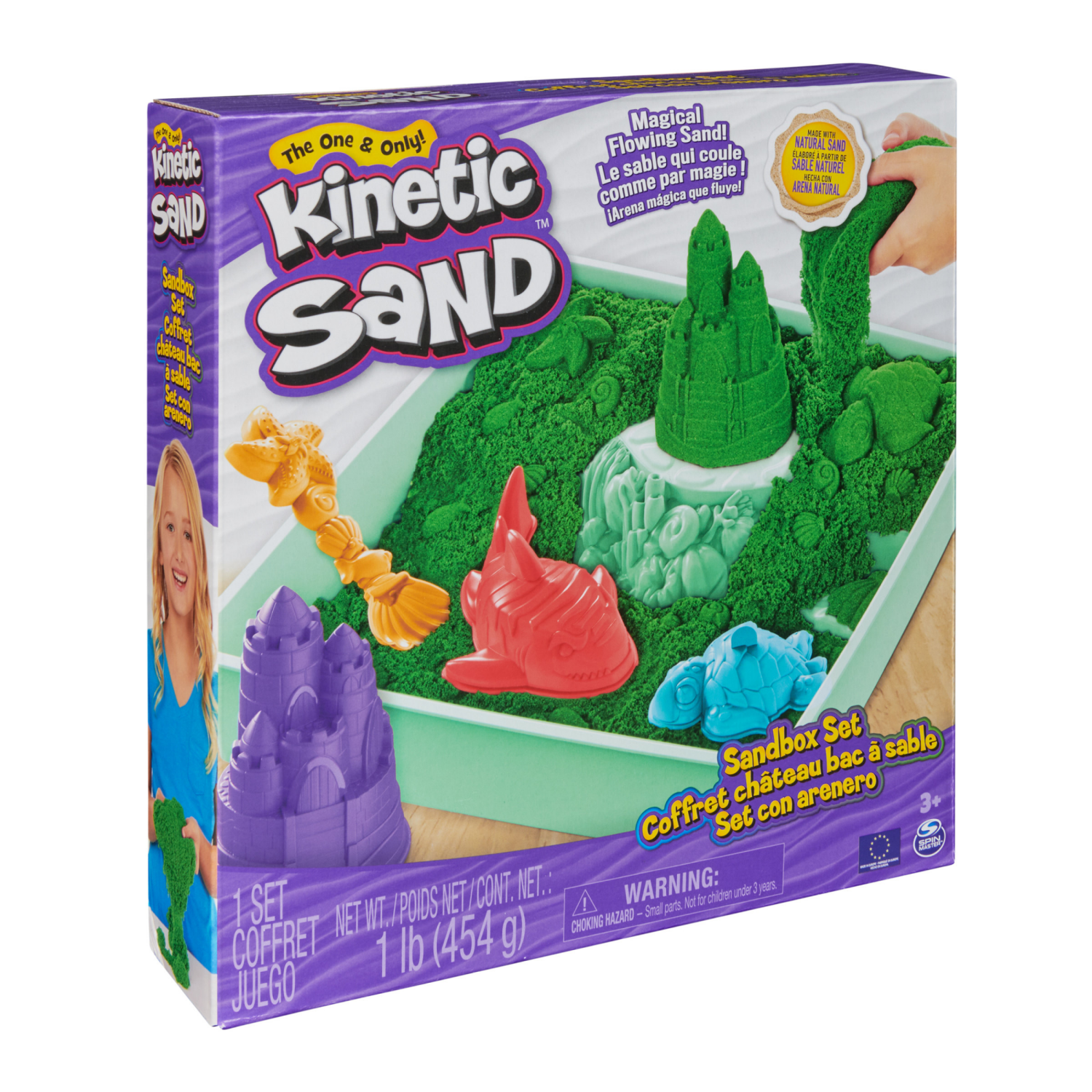 slide 5 of 5, The One and Only Kinetic Sand - Sandcastle Set (Colors Vary), 1 ct