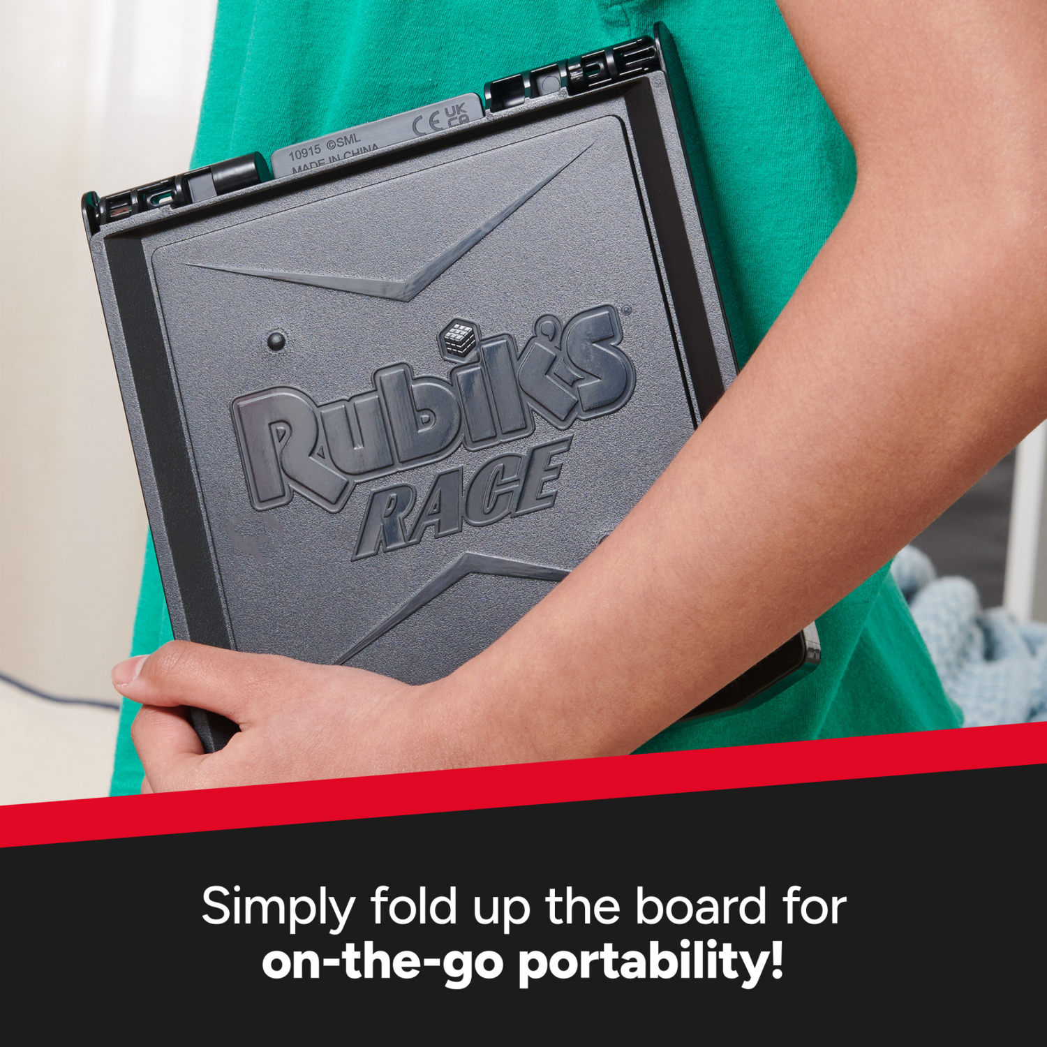 slide 2 of 8, Rubiks Race, Classic Fast-Paced Strategy Sequence Brain Teaser Travel Board Game Two-Player Speed Solving Face-Off, for Adults & Kids Ages 7 and up, 1 ct