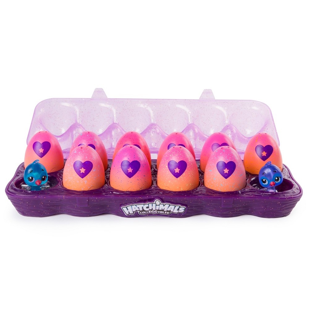 slide 3 of 7, Hatchimals CollEGGtibles Egg Carton with Exclusive Season 4 Hatchimals CollEGGtibles, for Ages 5 and Up (Styles and Colors May Vary), 12 ct