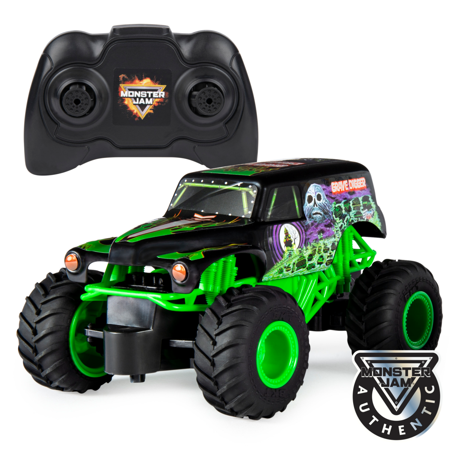 slide 1 of 8, Monster Jam, Official Remote Control Monster Truck, 1:24 Scale, 2.4 GHz, for Ages 4 and Up (Styles May Vary), 1 ct