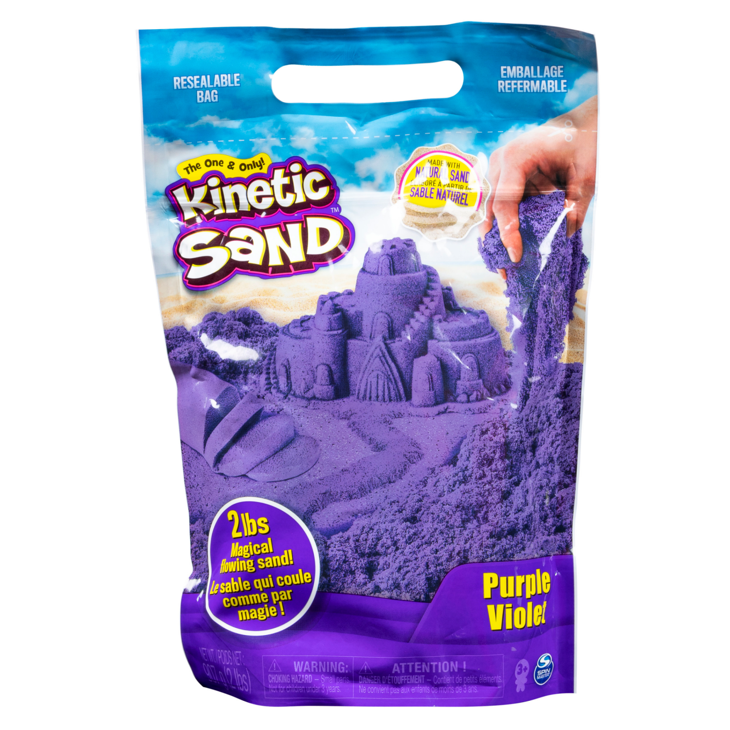 slide 1 of 5, Kinetic Sand the Original Moldable Sensory Play Sand, Colors May Vary, 1 ct