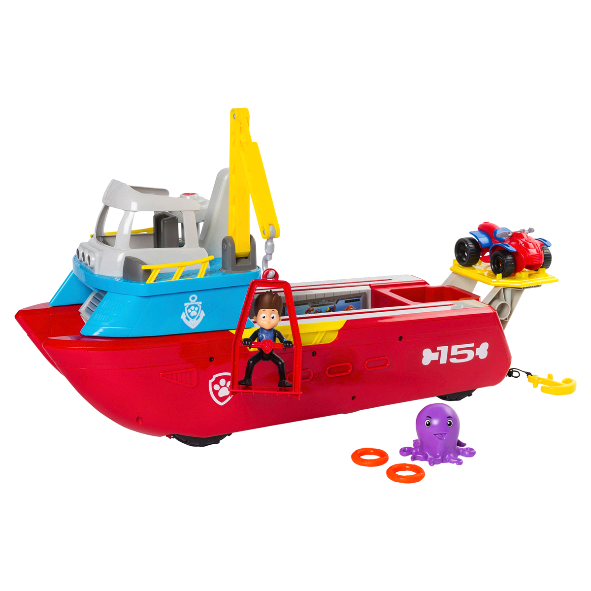 slide 9 of 16, PAW Patrol Sea Patrol - Sea Patroller Transforming Vehicle With Lights And Sounds, 1 ct