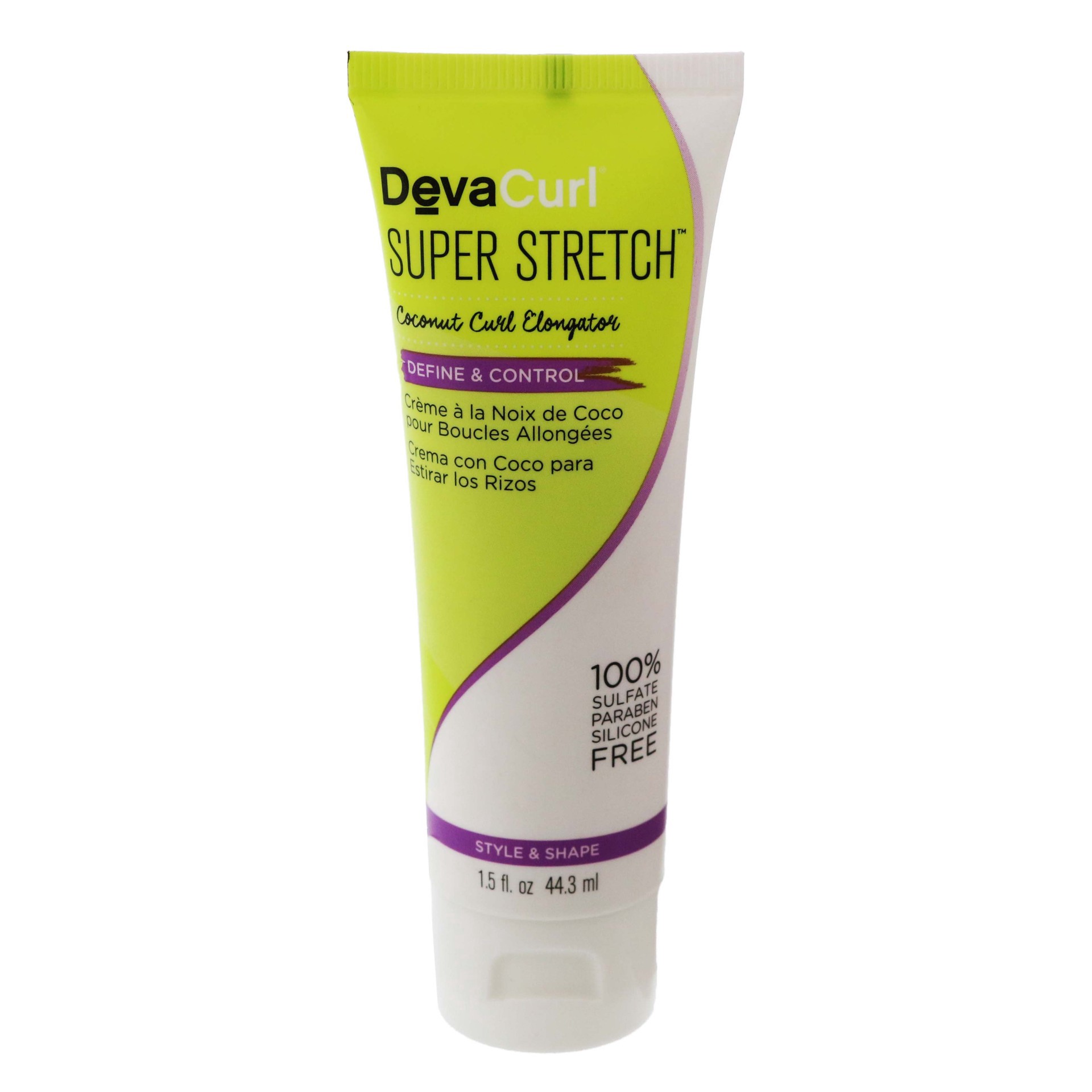 slide 1 of 1, DevaCurl Super Stretch Coconut Curl Elongator, 1.5 oz